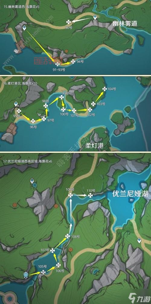 原神塞西莉亚花分布地图：蒙德大陆采集指南