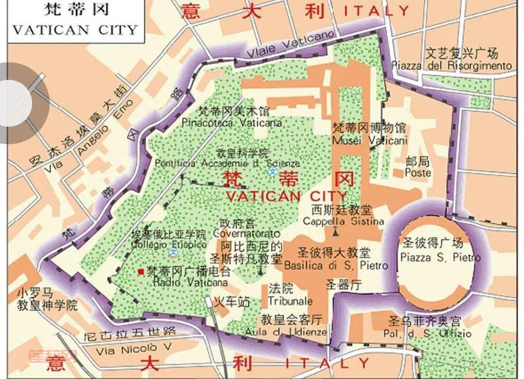 梵蒂冈在哪个国家里？了解世界上最小国家的位置