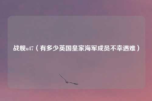 战舰u47（有多少英国皇家海军成员不幸遇难）