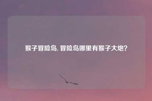 猴子冒险岛, 冒险岛哪里有猴子大炮?